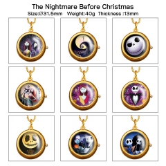 19 Styles The Nightmare Before Christmas Cartoon Anime Alloy Watch Necklace