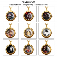 9 Styles Death Note Cartoon Anime Alloy Watch Necklace