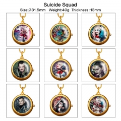 9 Styles Suicide Squad Cartoon Anime Alloy Watch Necklace