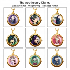 12 Styles The Apothecary Diaries Cartoon Anime Alloy Watch Necklace