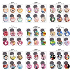 6pcs/set 9 Styles 75mm Disney Cartoon Anime Refrigerator Magnet